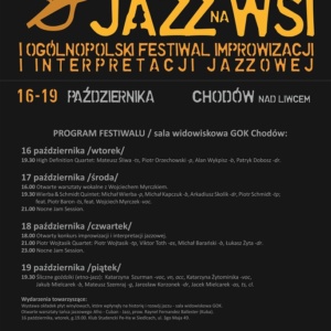 plakat Jazz krzywe 2