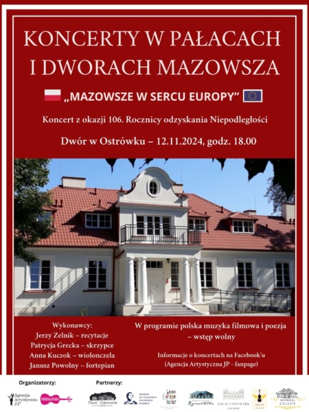 MAZOWSZE 2024 KONCERTY NIEPODLEGŁOŚCIOWE PLAKAT OSTRÓWEK OSTATECZNY POPRAWIONY