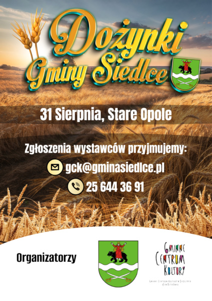 Gmina Siedlce Dożynki Gminy Siedlce 20253