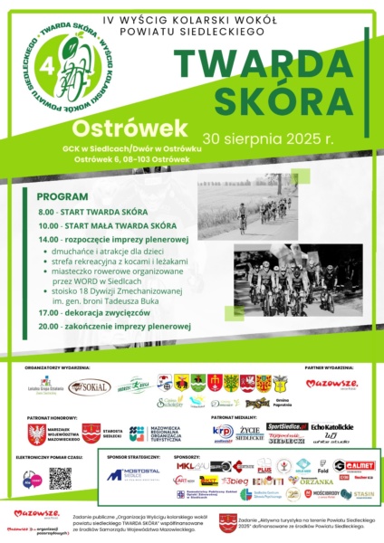 Plakat Twarda Skóra z programem