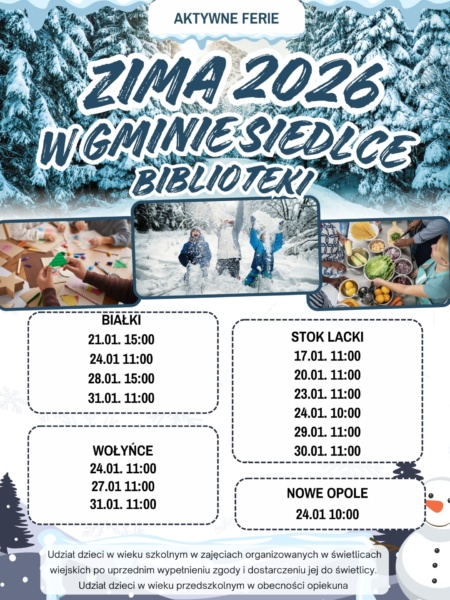 ferie 2026 biblioteki