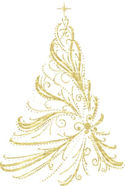 20171129033817 transparentgoldendecorativechristmastreepngclipart